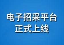 電子采購平臺正式上線